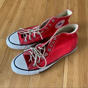 Red Classic High Top Converse